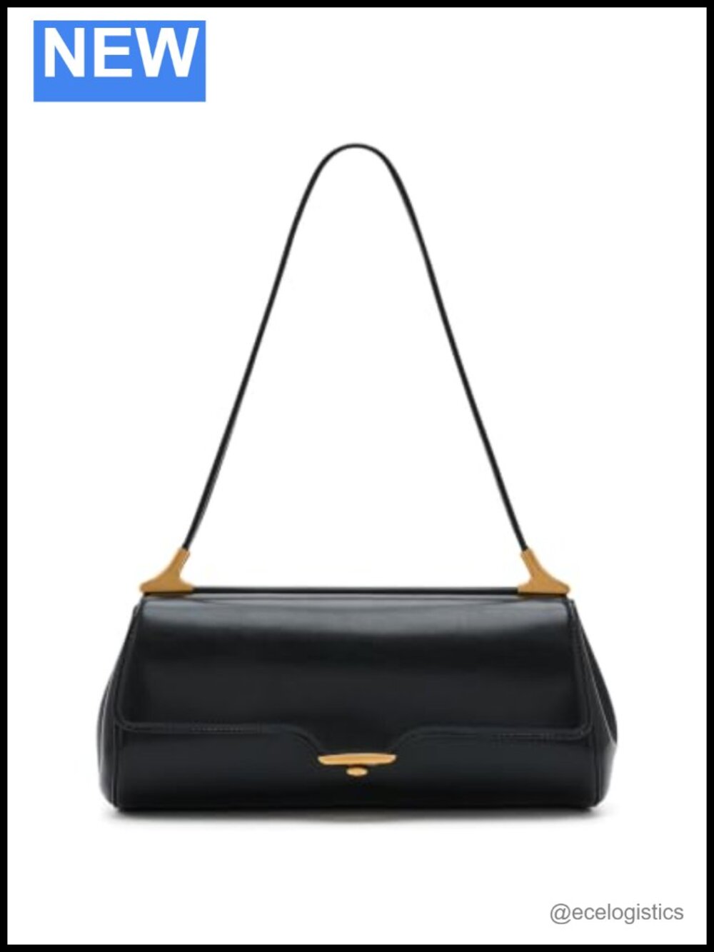 Vegan Leather Shoulder Bag with Magnetic Closure, Fits iPhone 15 Pro Max